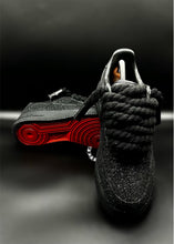 Charger l'image dans la galerie, Nike Air Force 1 Custom – Red Outsole Night Spark ❤️🖤
