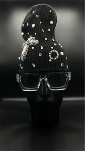 🖤 ZLAK ATTITUDE – Black Royal Pearl Beanie