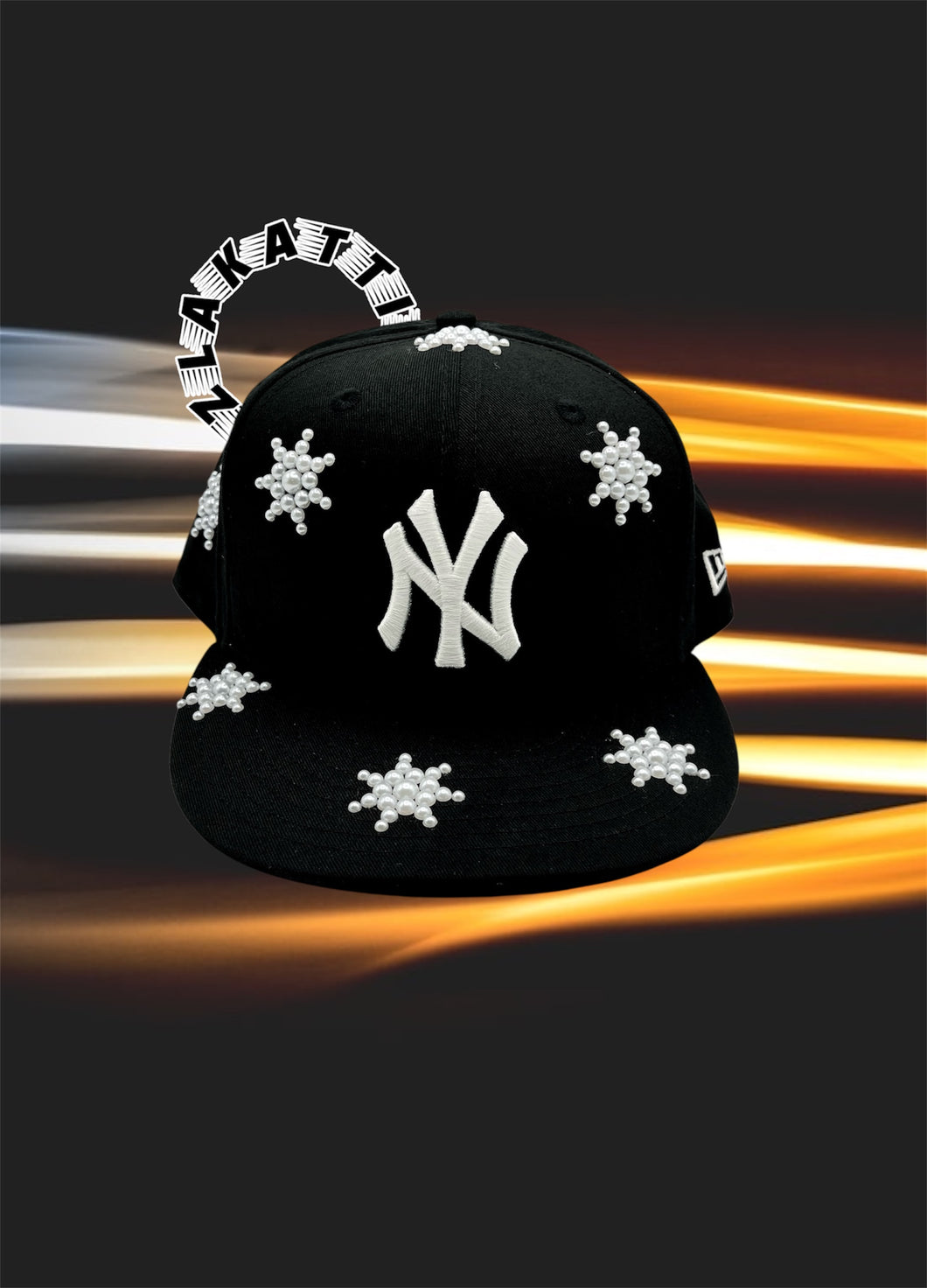 Casquette New York Yankees Custom Perles — Édition Limitée