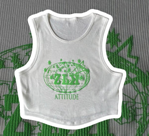 ZLK ATTITUDE LOGO CROP-TOP