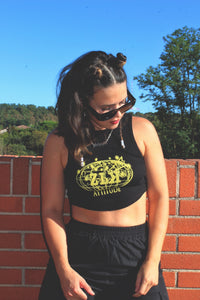 ZLK ATTITUDE LOGO CROP-TOP