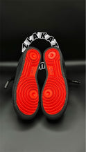 Charger l&#39;image dans la galerie, Nike Air Force 1 Custom – Red Outsole Night Spark ❤️🖤
